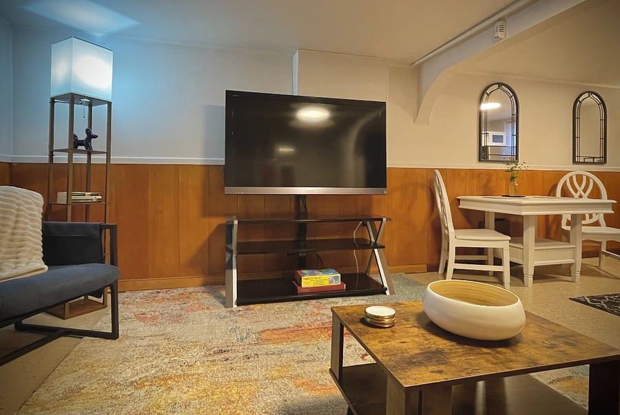 Large TV for down-time