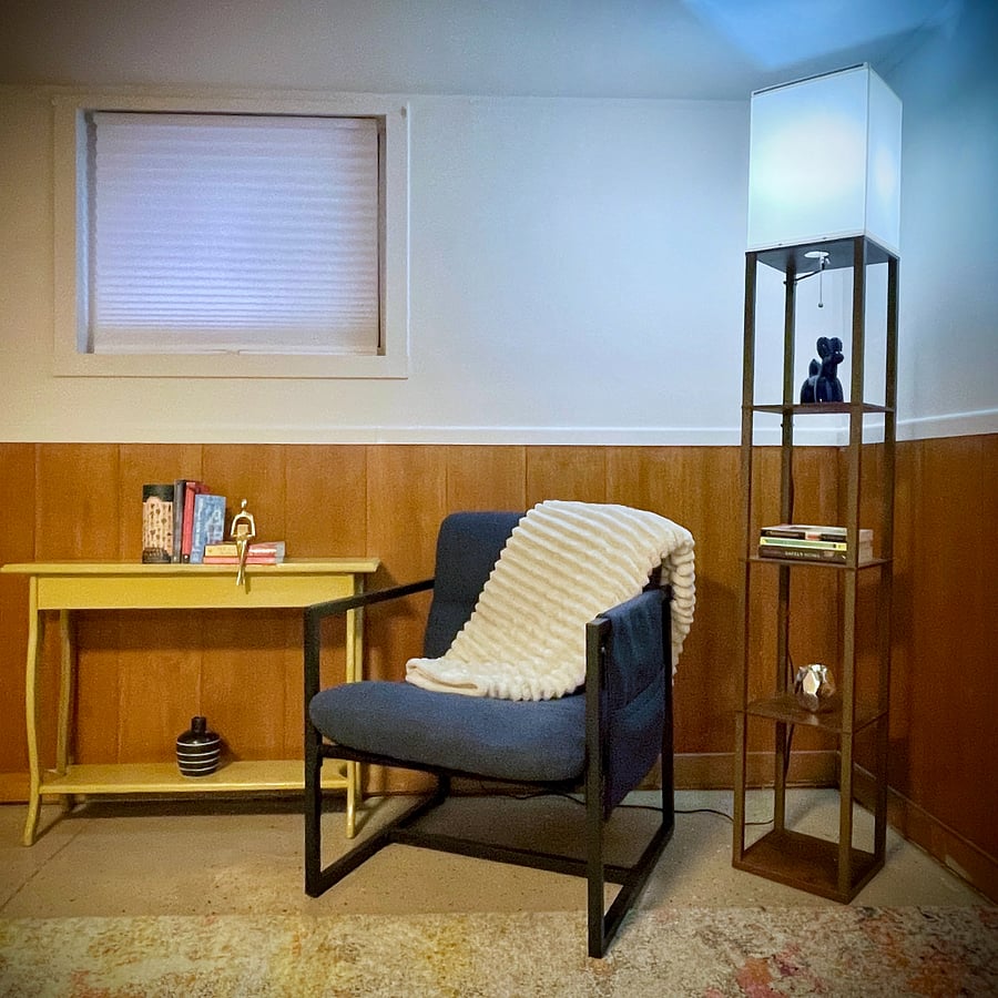 Extra seating for reading or company