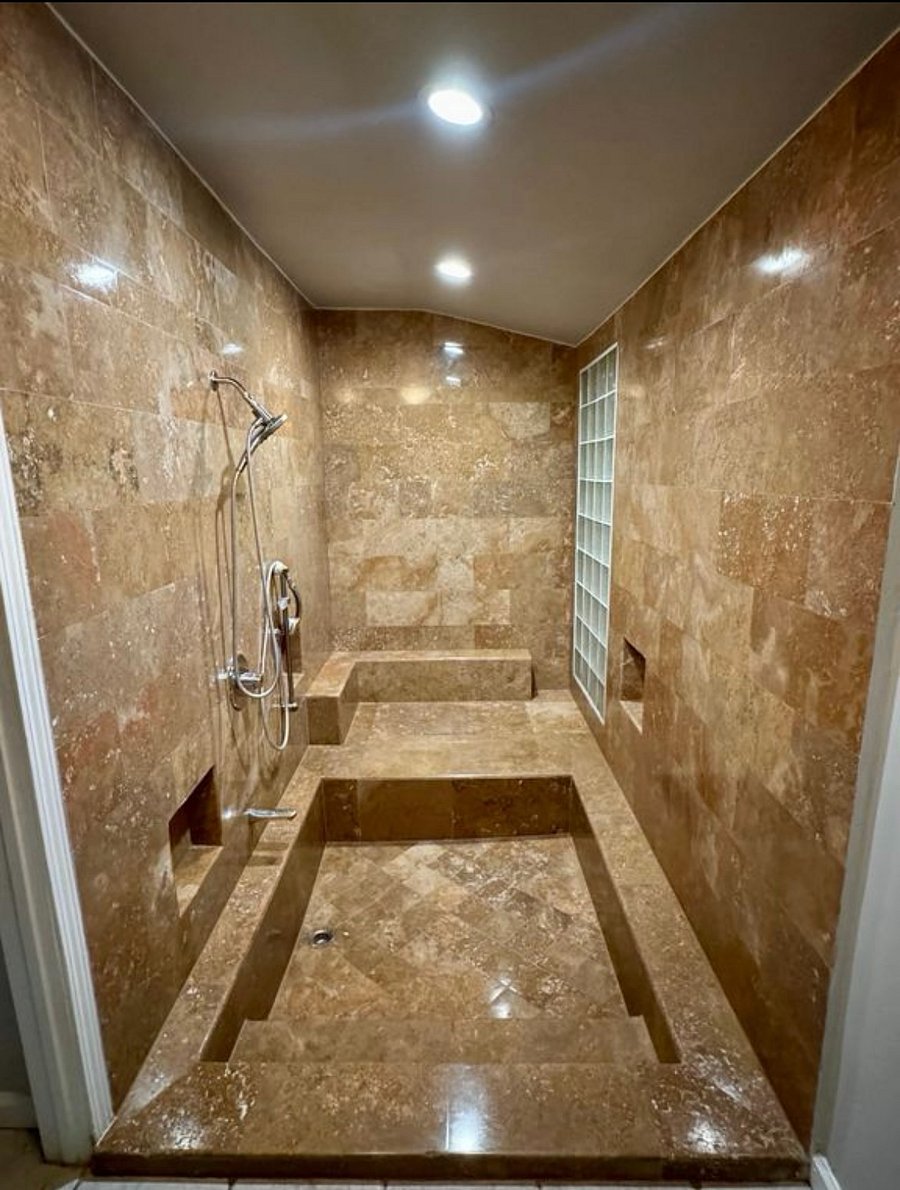 Bedroom 1 walk in shower