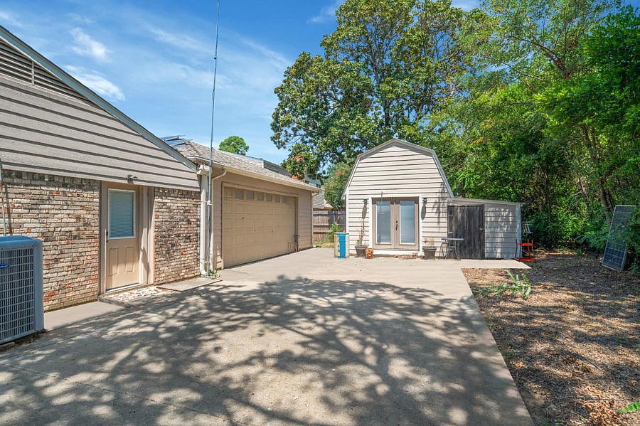 Ample Parking  Two Driveways & Huge 4-Car Garage