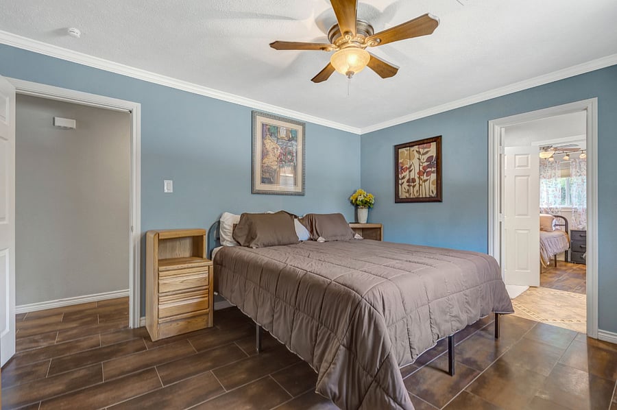 Second Bedroom  California King Bed & TV