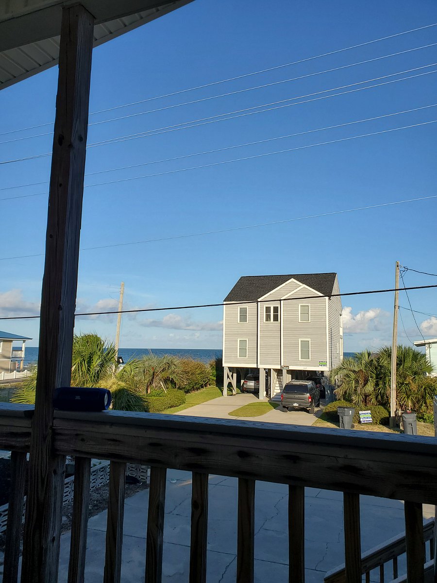 View of the ocean from the front porch.