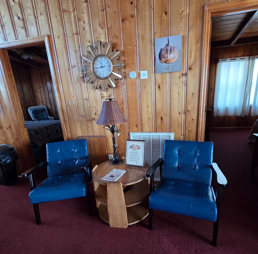 Living room additional seating. 