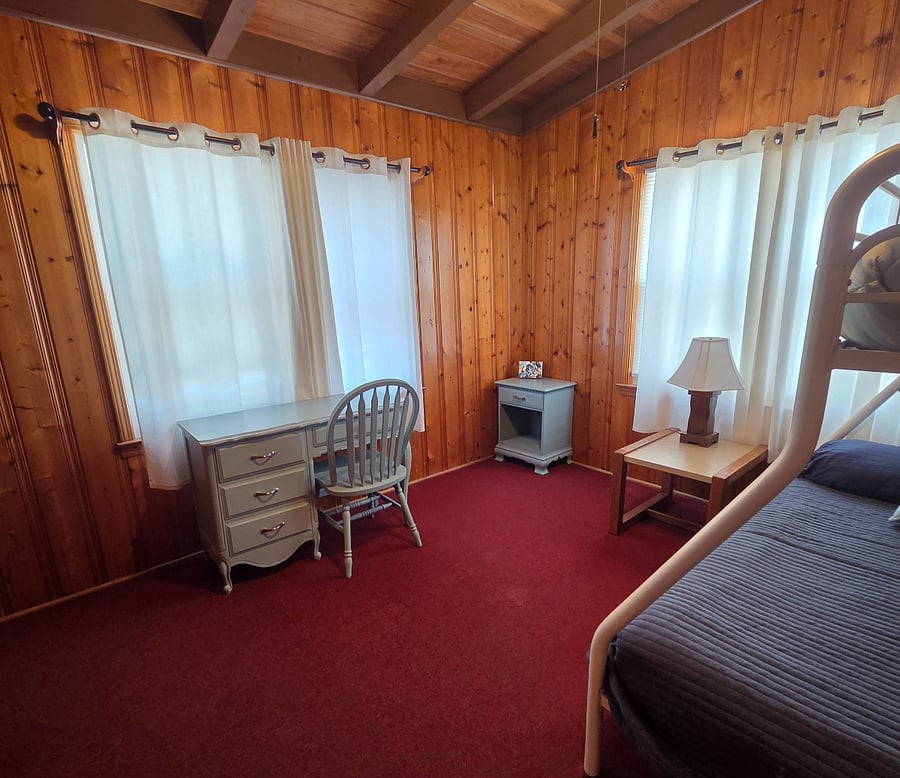A dedicated office space is located in Bedroom 4. 