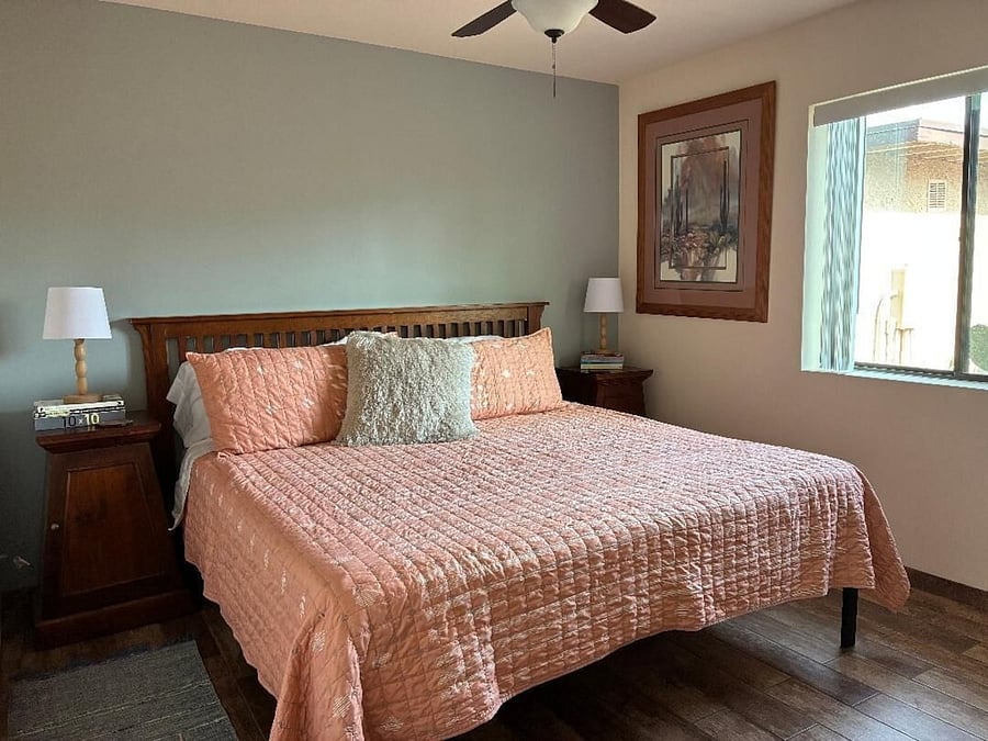 King bed.