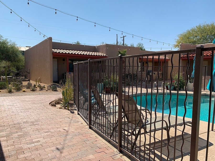 Pool area.