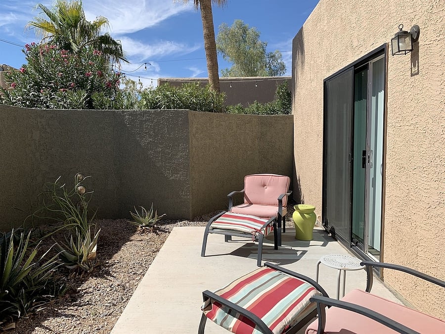Backyard.
