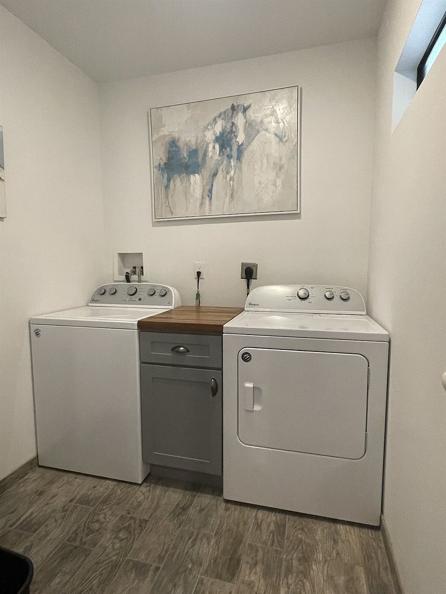 Laundry room.