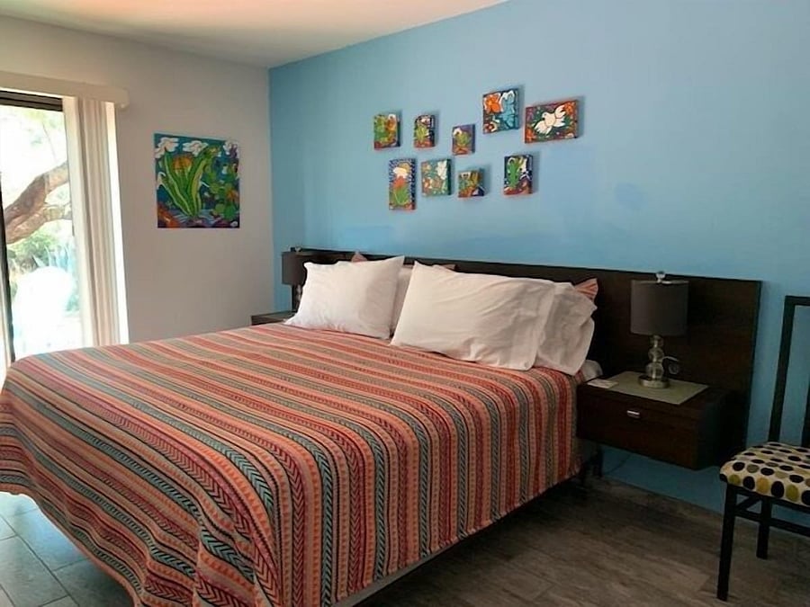 Second bedroom with king bed.