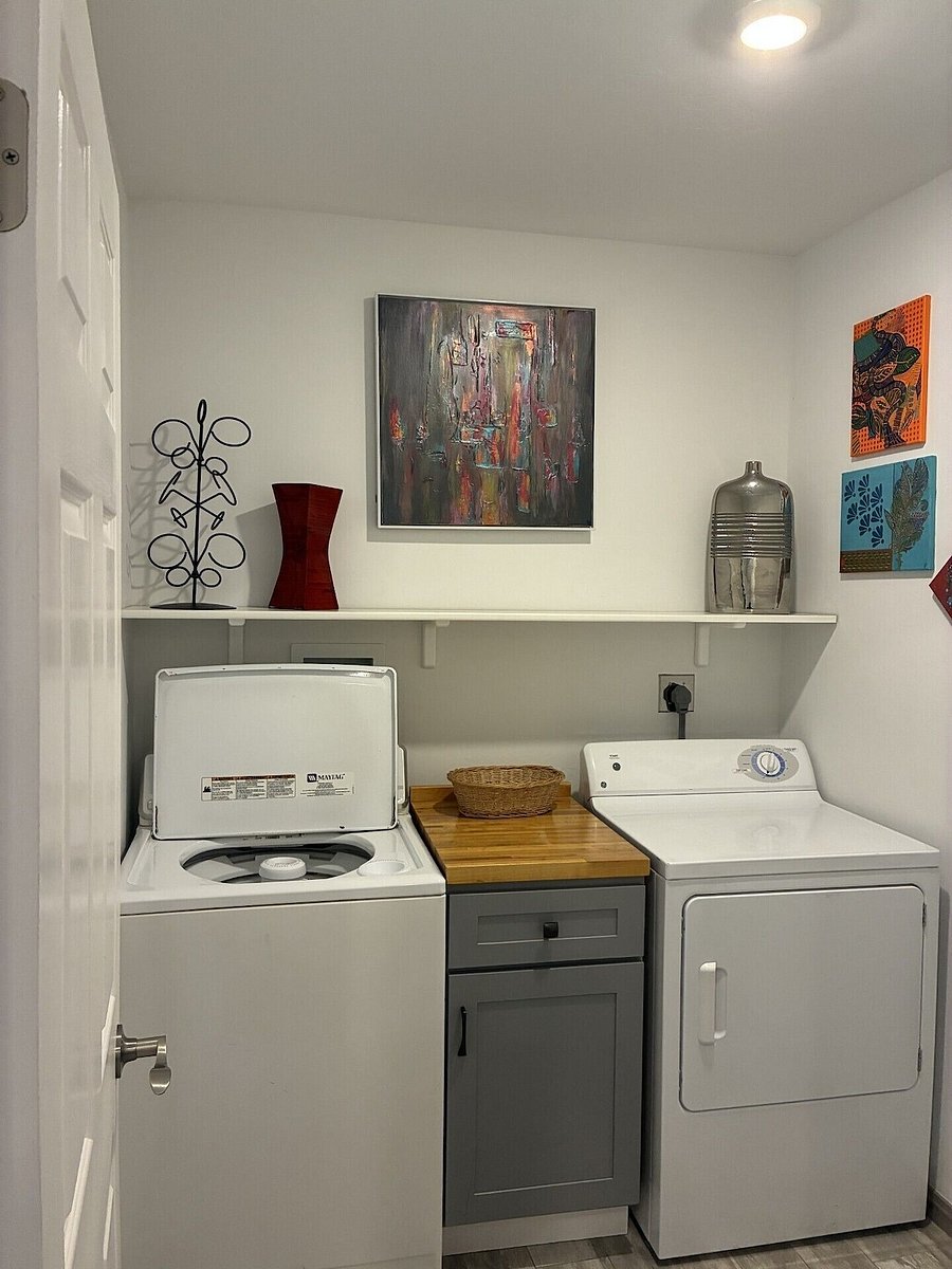 Laundry room.