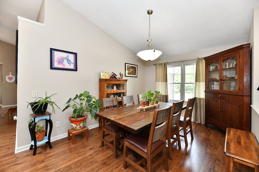 Shared dining room table