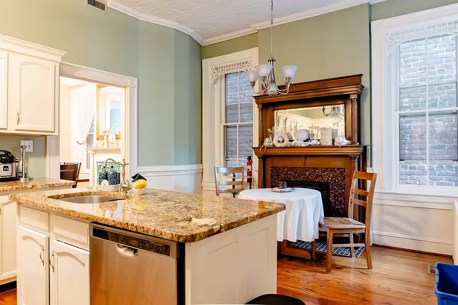 View from the kitchen island.