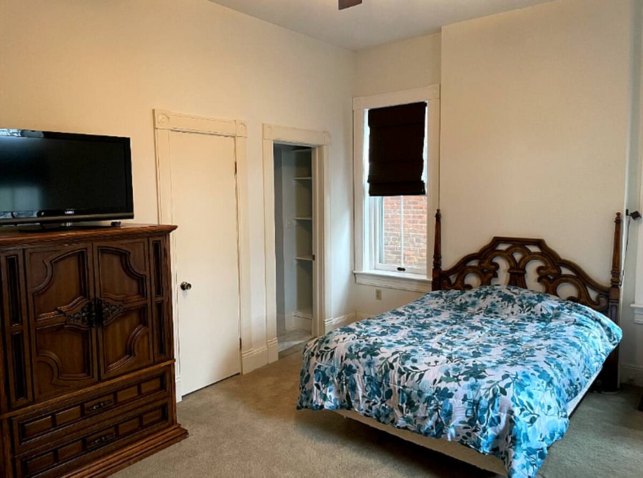ROOM 3. 1 Bedroom includes bathroom shared with Room 2.
Priced at $1100/month all utilities included.