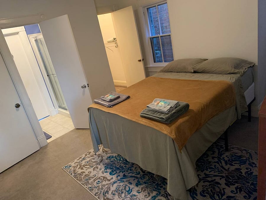ROOM 5. 1 Bedroom includes bathroom shared with Room 4.
Priced at $1100/month all utilities included.