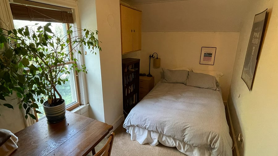 Private bedroom on lower level