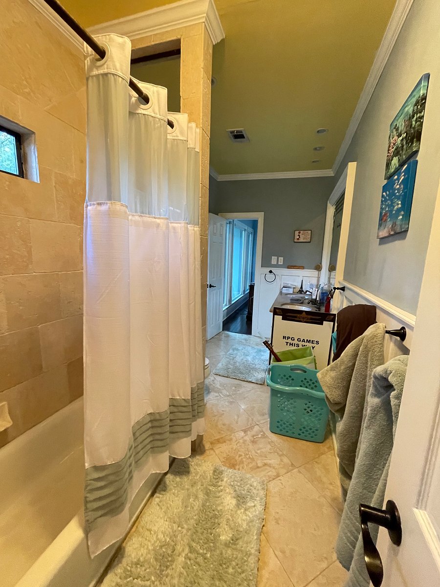 Jack and Jill bathroom from office to secondary bedroom 