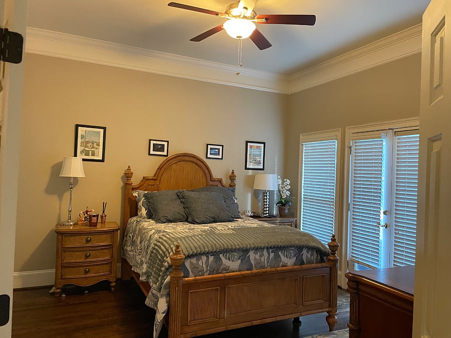 Guest bedroom with private bath