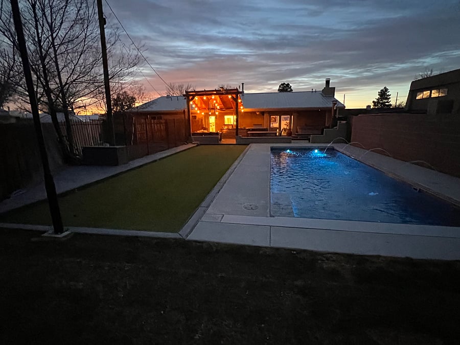 Available pool at main house