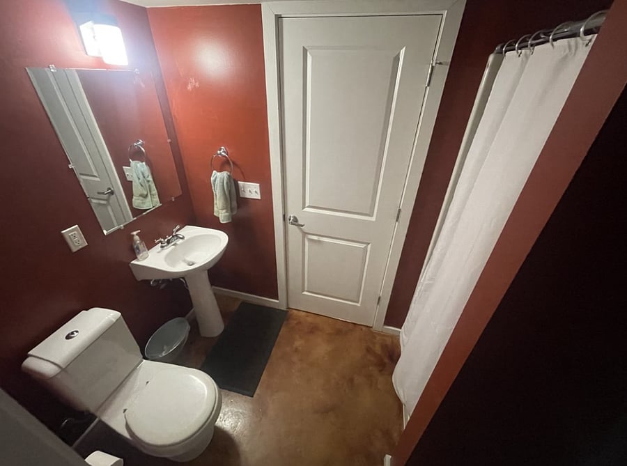Basement full bath