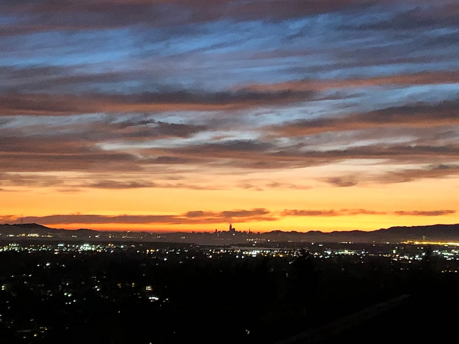 San Francisco in the distance