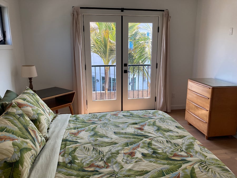 French Doors leading to Juliet Balcony.