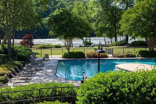 First outdoor pool