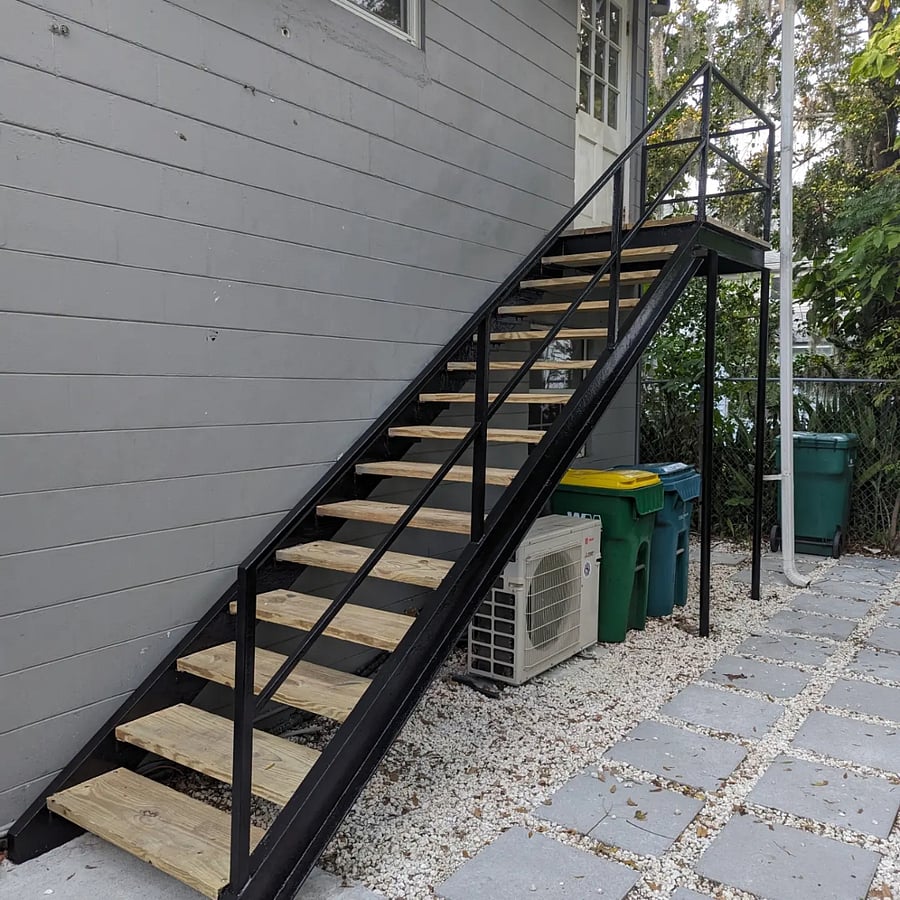 Stairs to entrance