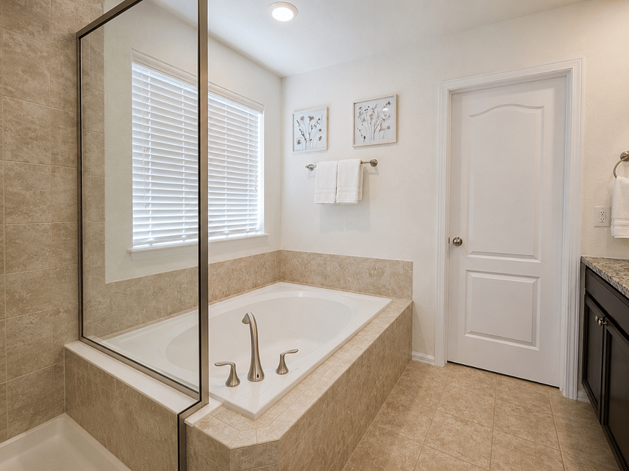 Primary Bathroom Soaking Tub
