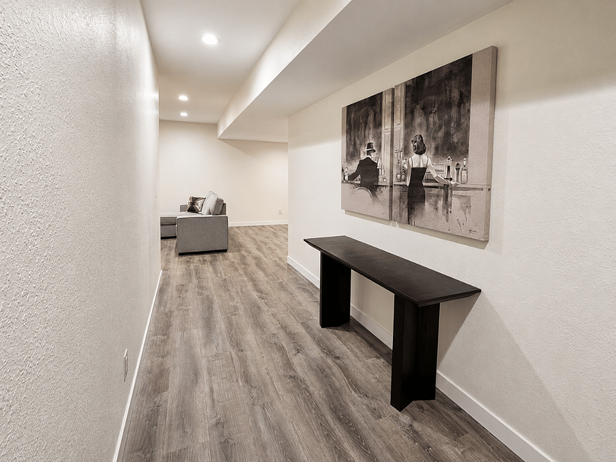 Lower-level Entertainment Room Hallway