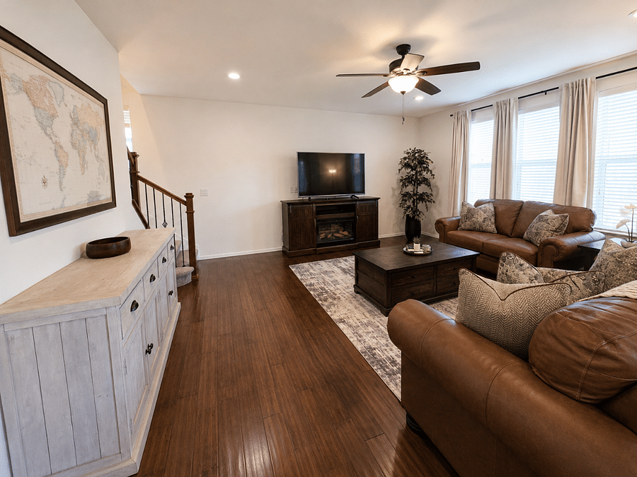 Living Room and Sideboard