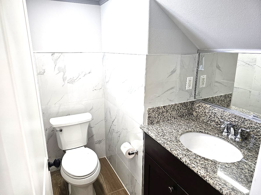 Powder room downstairs