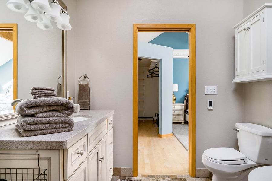 Ensuite bathroom off of master bedroom