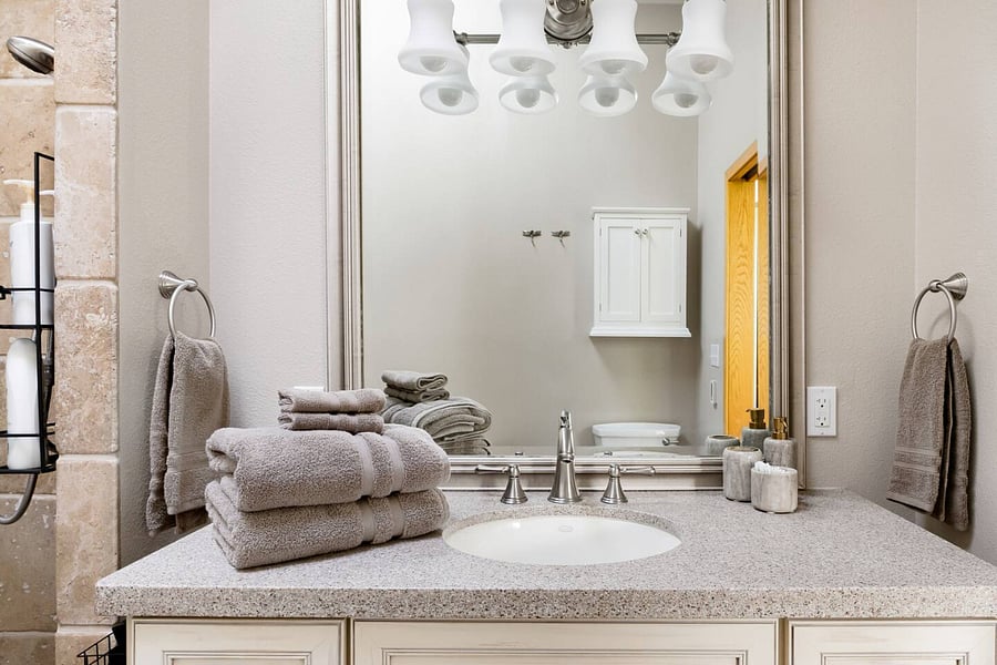Ensuite bathroom off of master bedroom