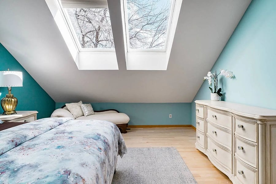 Skylights in Master Bedroom