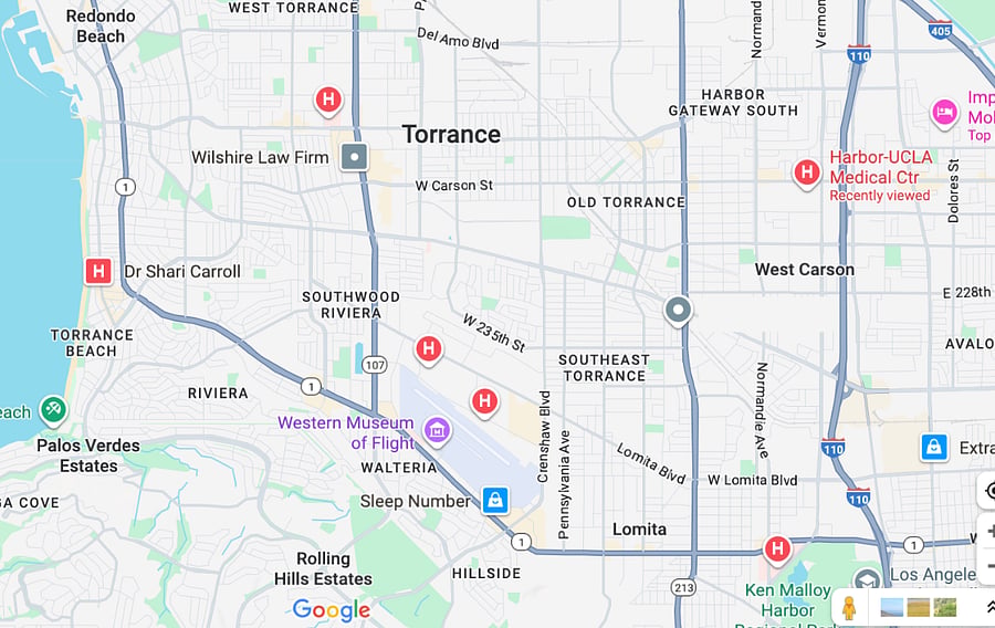 4 hospitals near by.