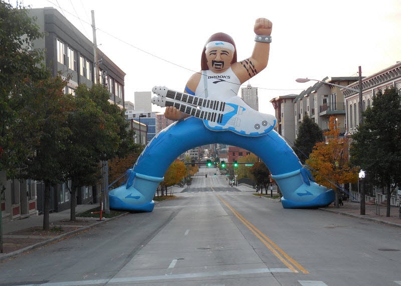 Rock and Roll run goes down 15th Street in October.