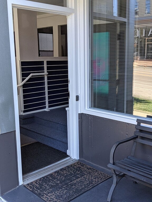 Front entrance.