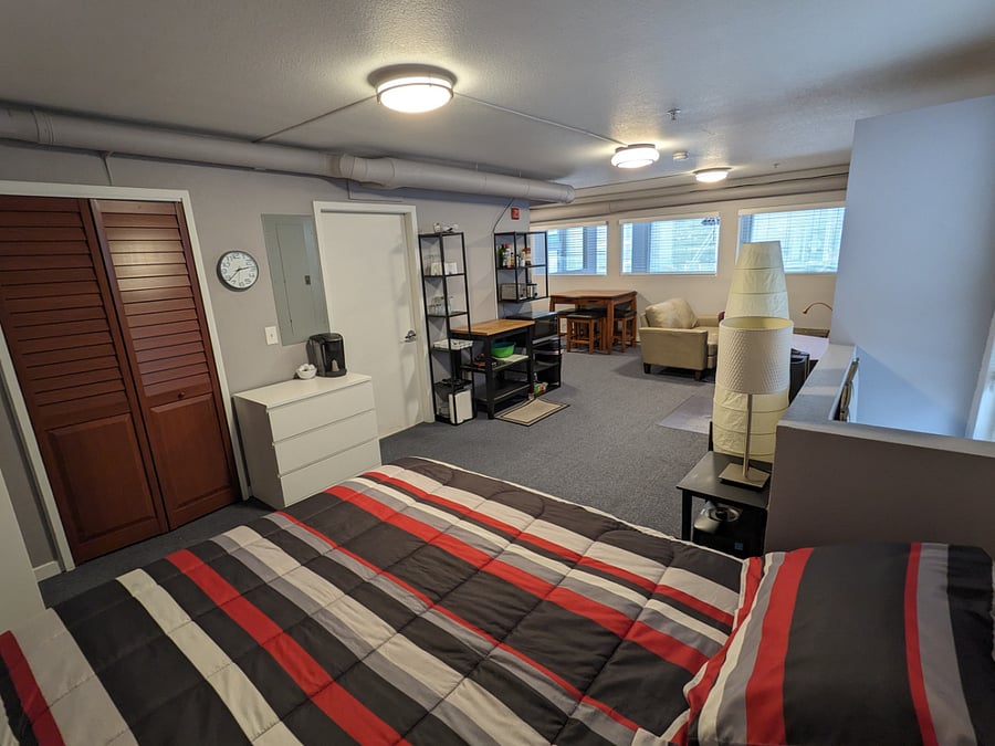 Upper-level suite.