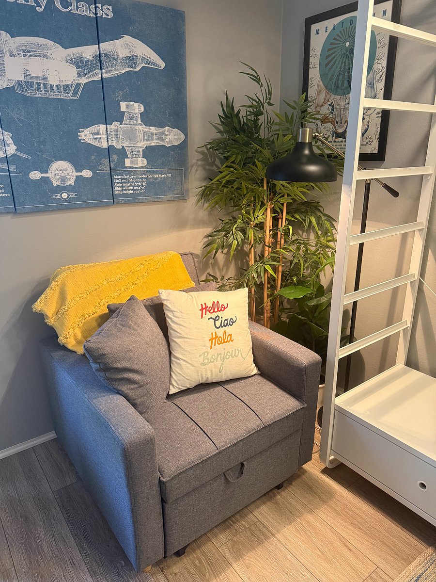 Loveseat in Home Office