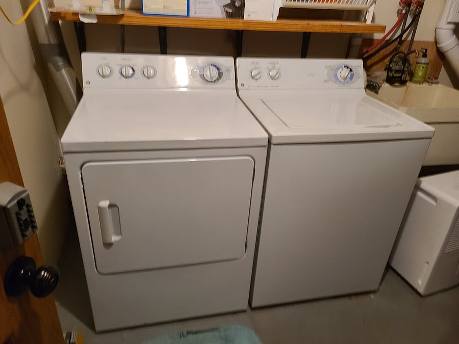 Laundry inside building