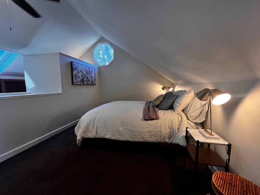 Upstairs bedroom suite