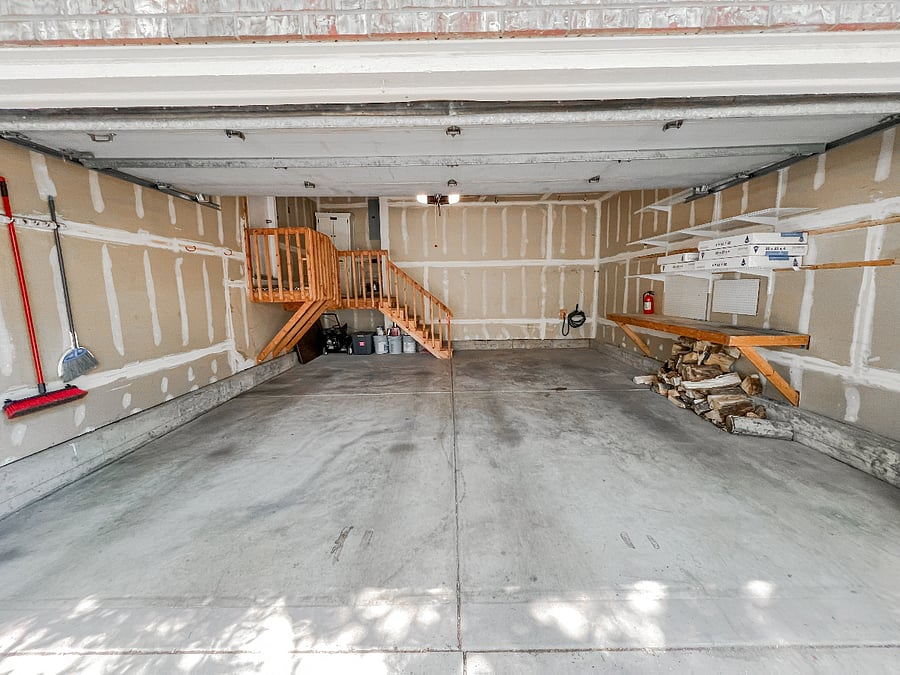 Two-car garage