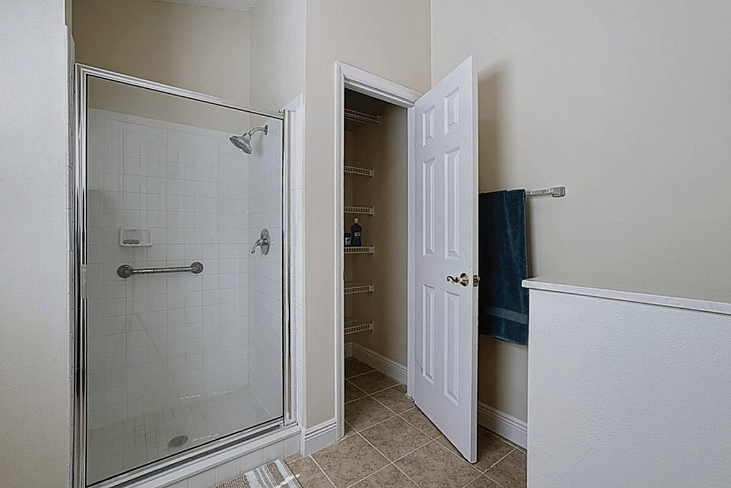 Master bath walk in shower
