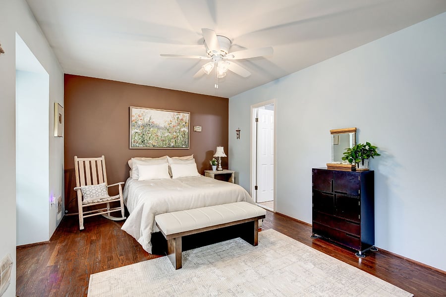 Your master bedroom.