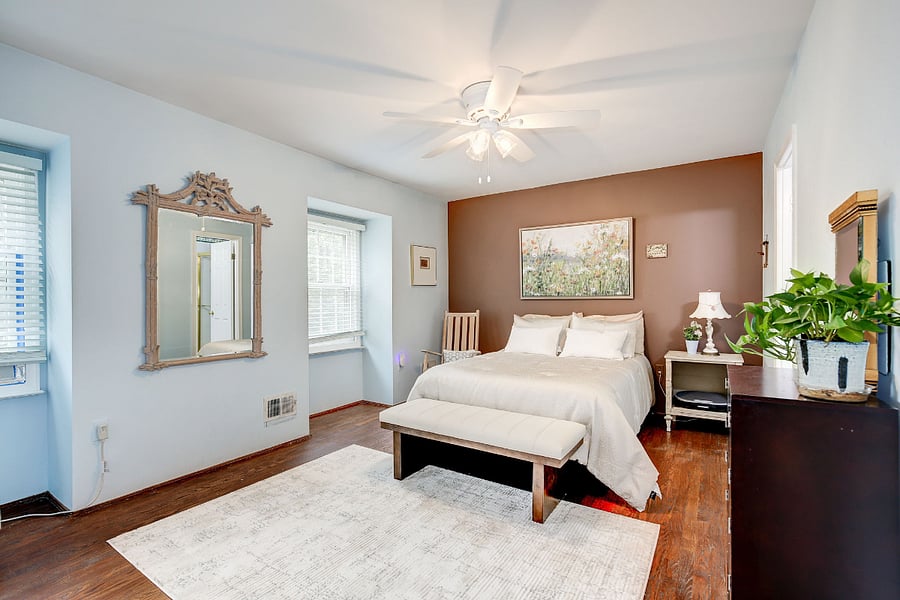 Your master bedroom.