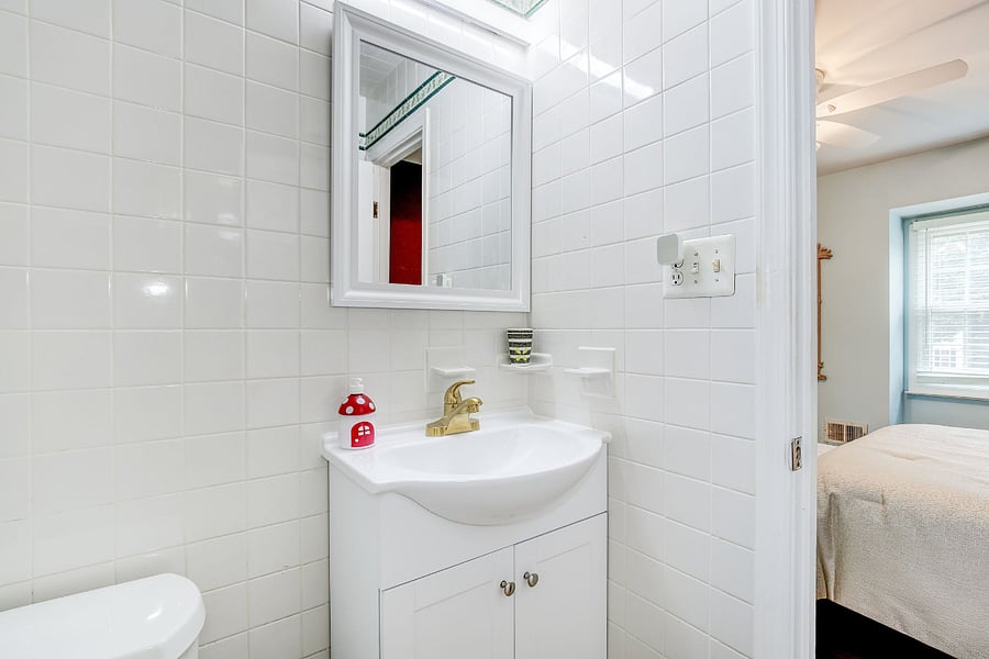Your master bathroom.