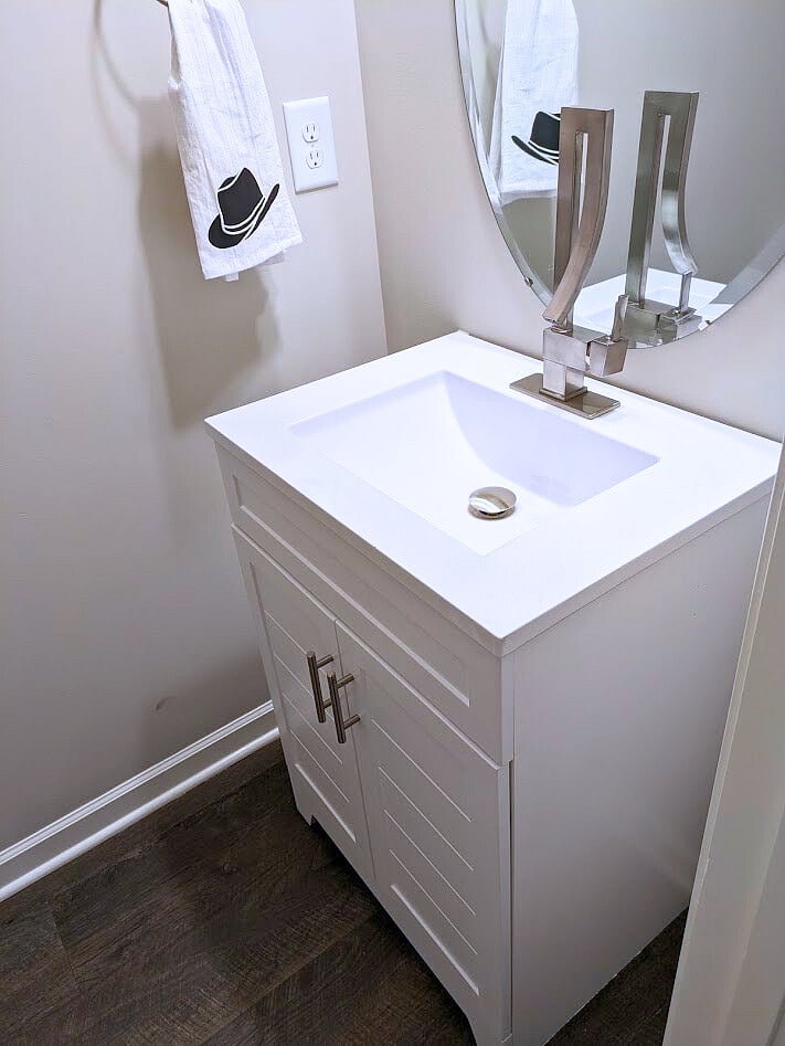 Half bath downstairs