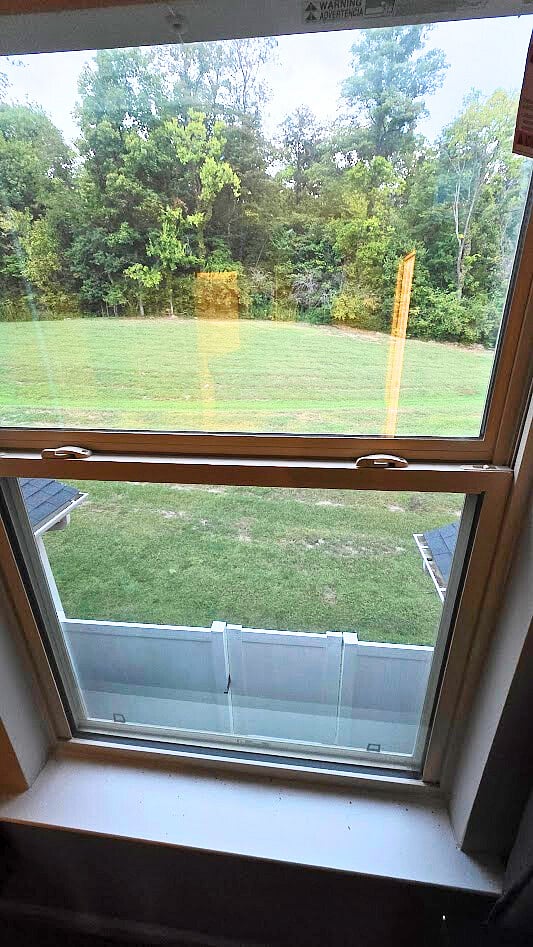 Backyard view, no neighbors!