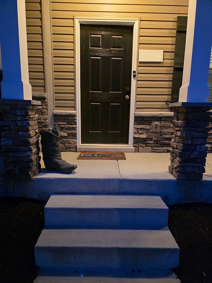 This is why it's a "Boot House"  :)