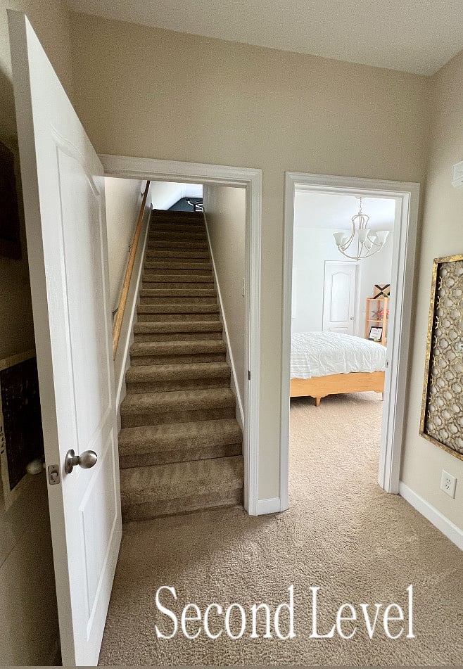 Stairs to second floor